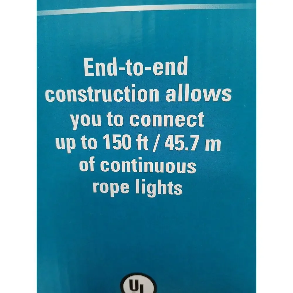 18 ft LED Rope Light Indoor Outdoor Holiday Porch Patio Pathway Palm Trees Party